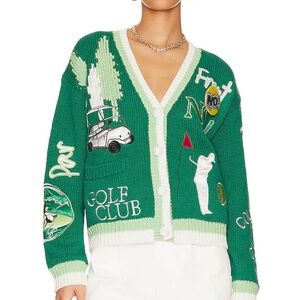 No! Jeans Gone Golfing Cardigan (Hole in One)